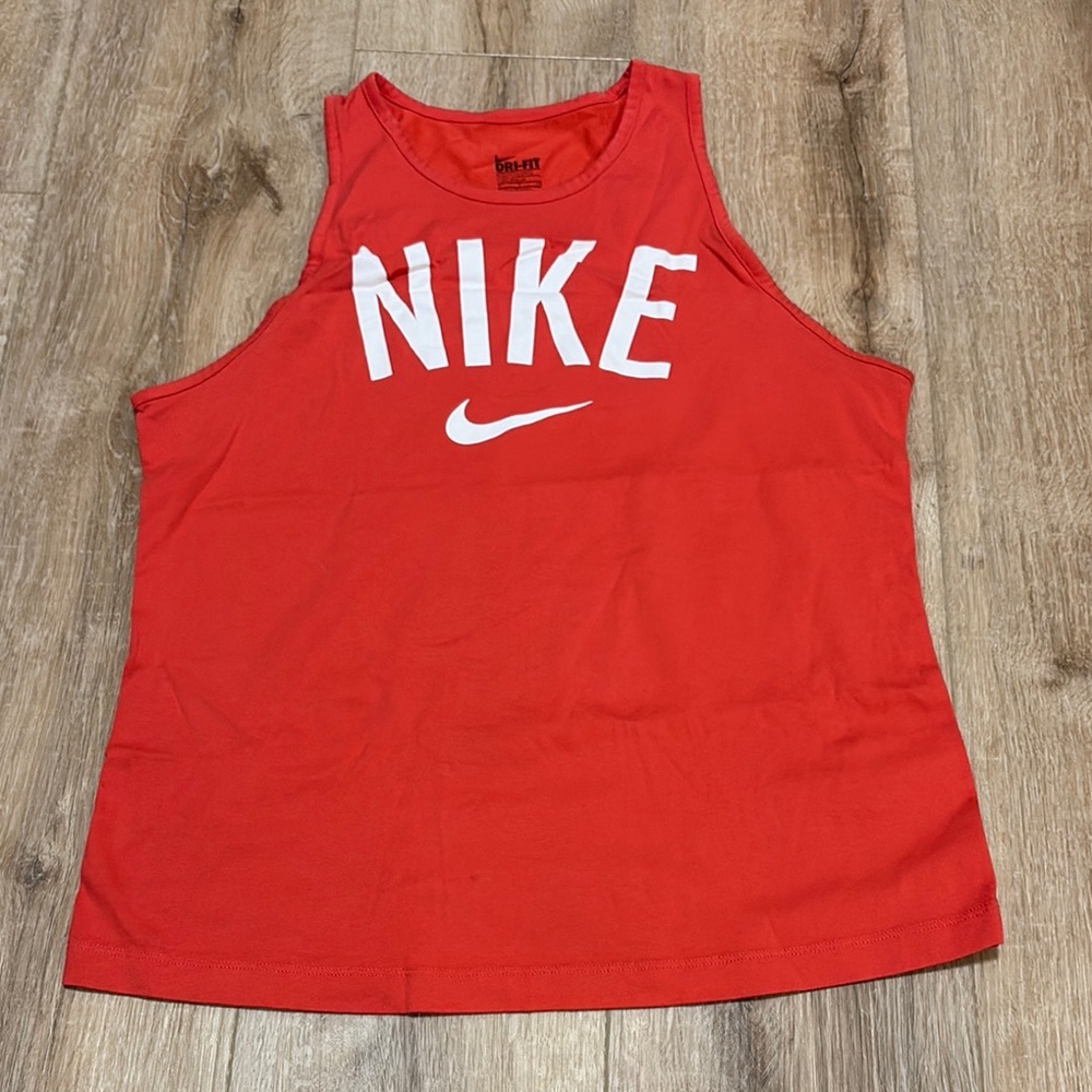 Nike Bright Red Sleeveless Top